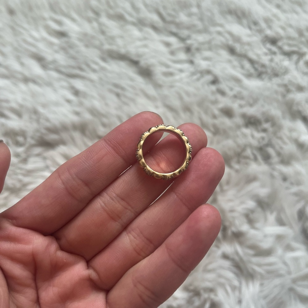 Mejuri pave diamond soft Charlotte ring size 5 - Picture 4 of 10